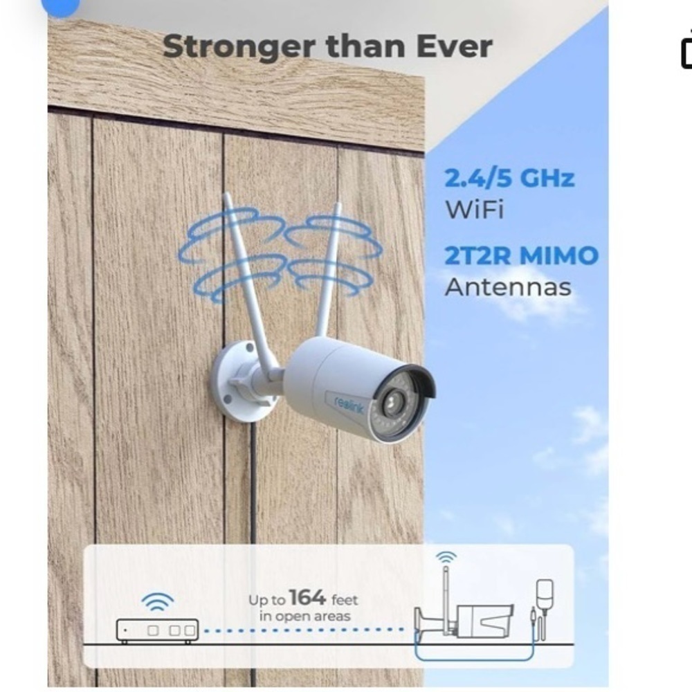 REOLINK RLC-410W - Security Camera Outdoor 4MP WiFi Security System Ap free - Picture 5 of 11